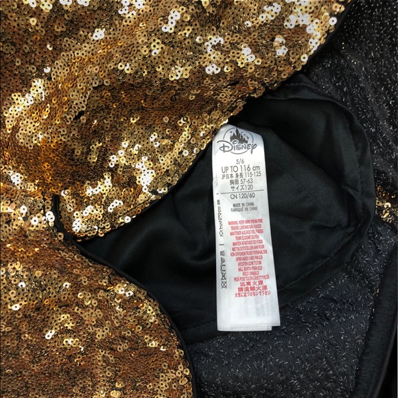 Disney Minnie Mouse Sequin Dress Size 5/6 - Picture 3 of 3